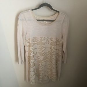 Anthropologie tan tunic